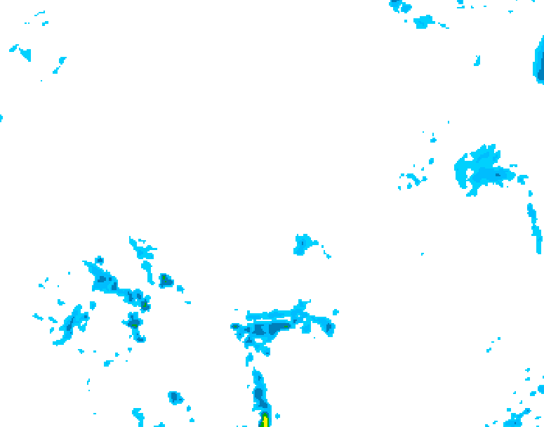 GDPS precipitation 120 hour forecast chart for Canada based on 2026/04/07 1200Z data