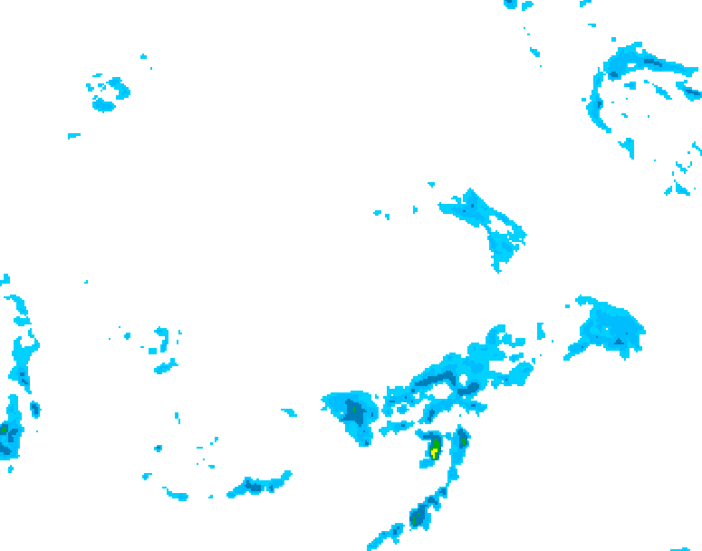 GDPS precipitation 162 hour forecast chart for Canada based on 2026/04/07 1200Z data