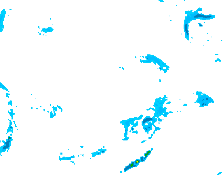 GDPS precipitation 168 hour forecast chart for Canada based on 2026/04/07 1200Z data