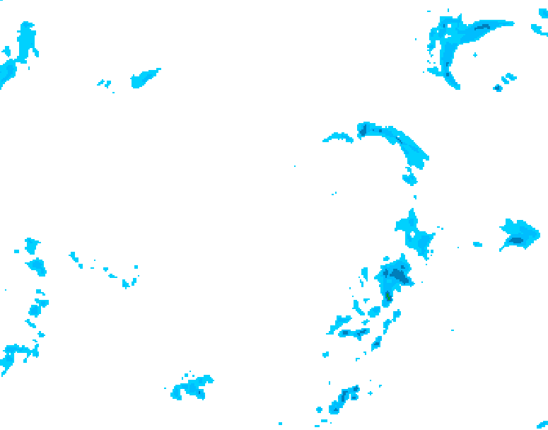 GDPS precipitation 174 hour forecast chart for Canada based on 2026/04/07 1200Z data