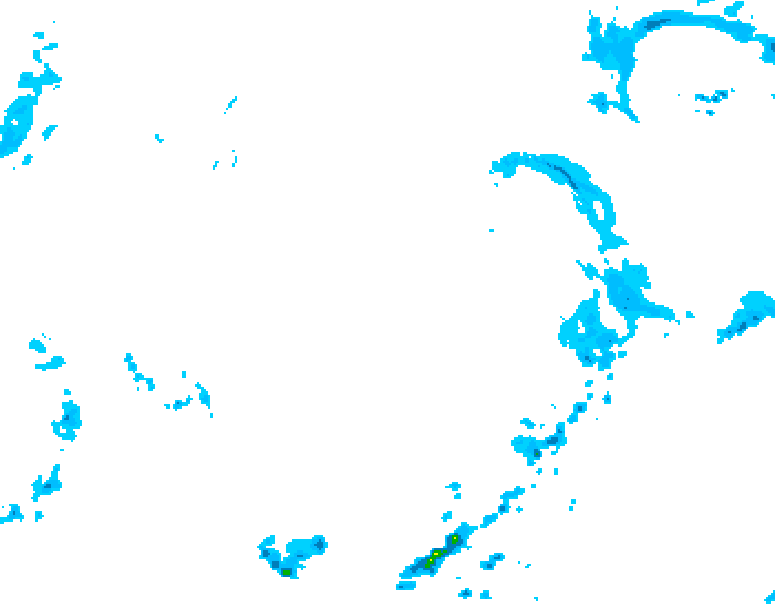 GDPS precipitation 180 hour forecast chart for Canada based on 2026/04/07 1200Z data