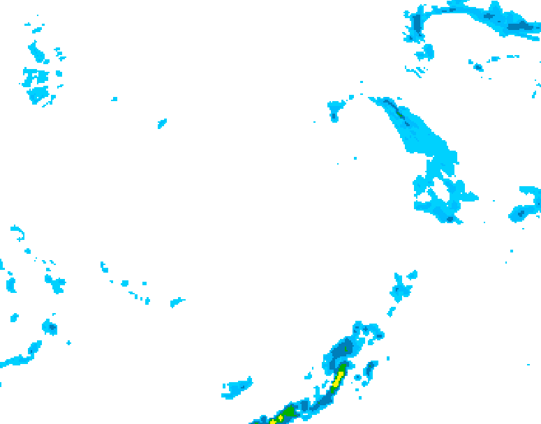 GDPS precipitation 186 hour forecast chart for Canada based on 2026/04/07 1200Z data