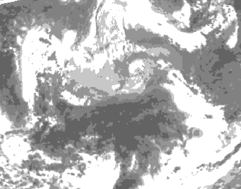 GDPS total cloud 144 hour forecast chart for Canada based on 2026/04/07 0000Z data