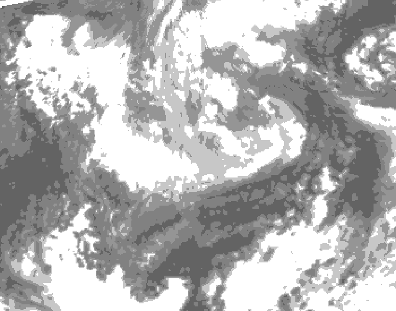 GDPS total cloud 180 hour forecast chart for Canada based on 2026/04/07 0000Z data