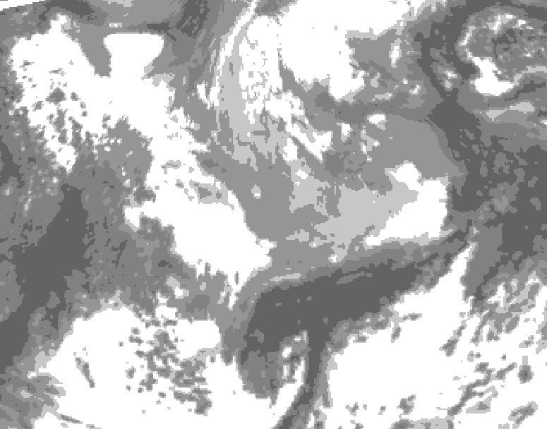 GDPS total cloud 192 hour forecast chart for Canada based on 2026/04/07 0000Z data