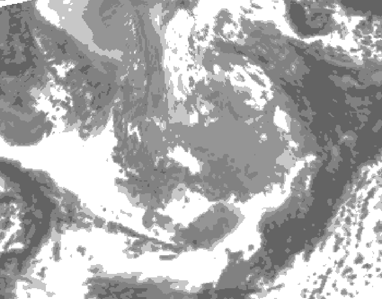 GDPS total cloud 210 hour forecast chart for Canada based on 2026/04/07 1200Z data
