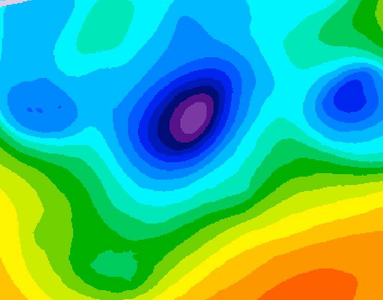 GDPS 500 millibar geopotential height 144 hour forecast chart for Canada based on 2026/04/08 0000Z data