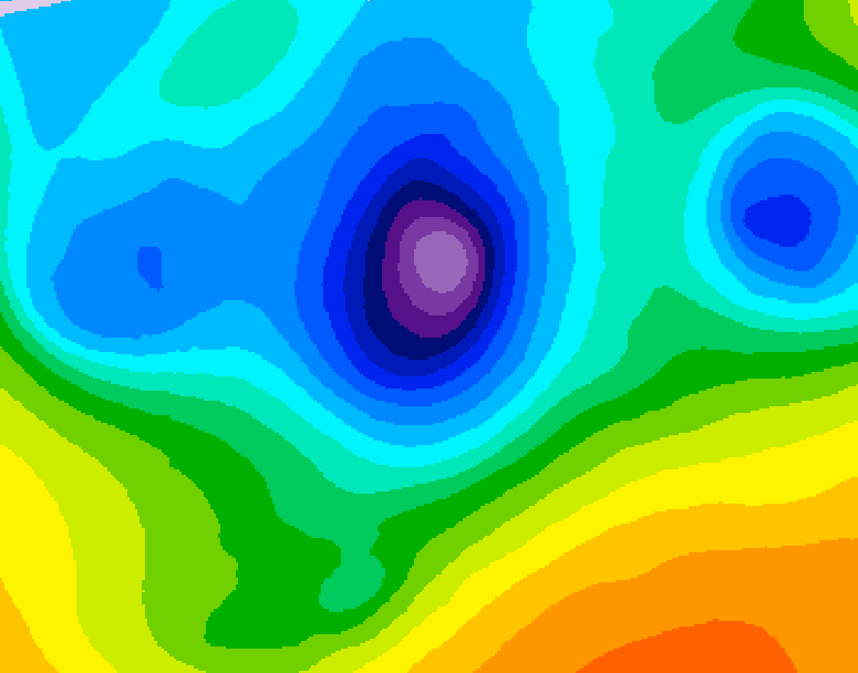 GDPS 500 millibar geopotential height 156 hour forecast chart for Canada based on 2026/04/08 0000Z data