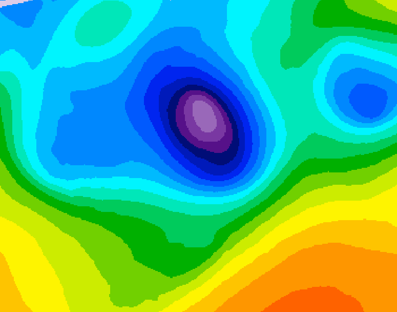 GDPS 500 millibar geopotential height 168 hour forecast chart for Canada based on 2026/04/08 0000Z data