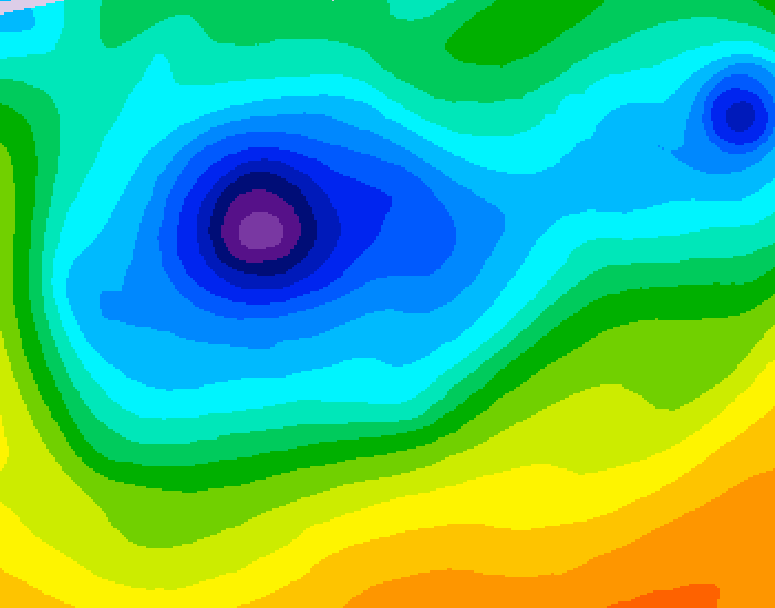 GDPS 500 millibar geopotential height 234 hour forecast chart for Canada based on 2026/04/08 0000Z data