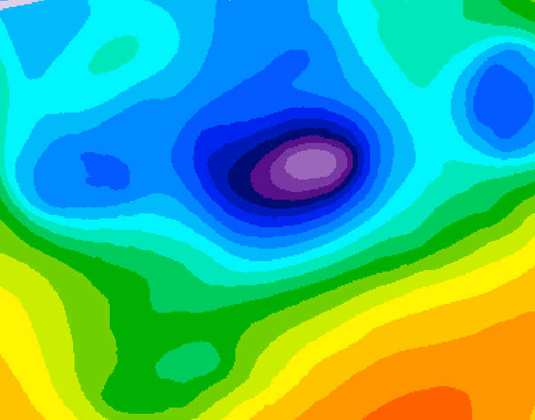 GDPS 500 millibar geopotential height 144 hour forecast chart for Canada based on 2026/04/08 1200Z data