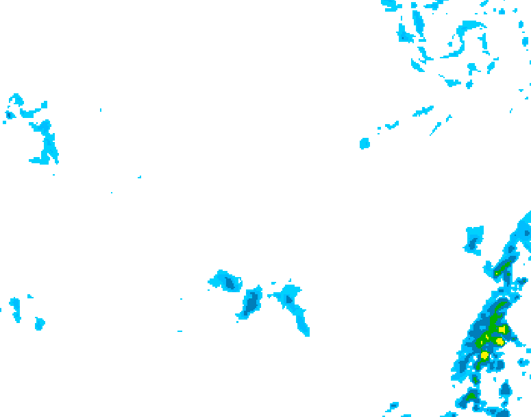 GDPS precipitation 012 hour forecast chart for Canada based on 2026/04/08 0000Z data