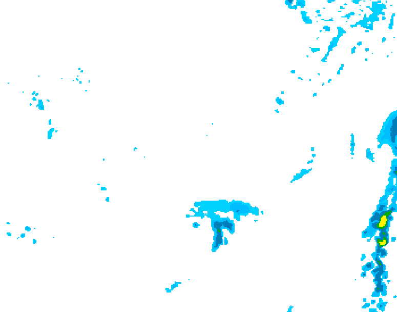 GDPS precipitation 024 hour forecast chart for Canada based on 2026/04/08 0000Z data