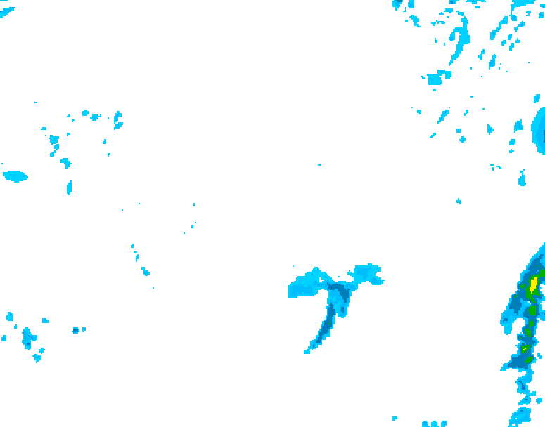 GDPS precipitation 030 hour forecast chart for Canada based on 2026/04/08 0000Z data