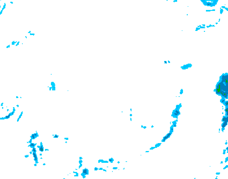 GDPS precipitation 072 hour forecast chart for Canada based on 2026/04/08 0000Z data