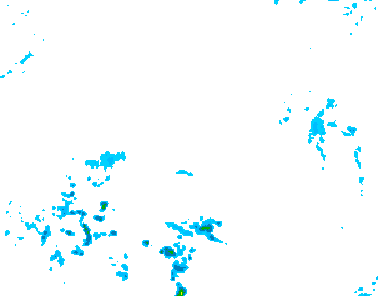 GDPS precipitation 102 hour forecast chart for Canada based on 2026/04/08 0000Z data