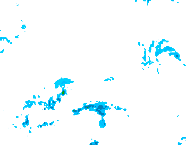 GDPS precipitation 114 hour forecast chart for Canada based on 2026/04/08 0000Z data