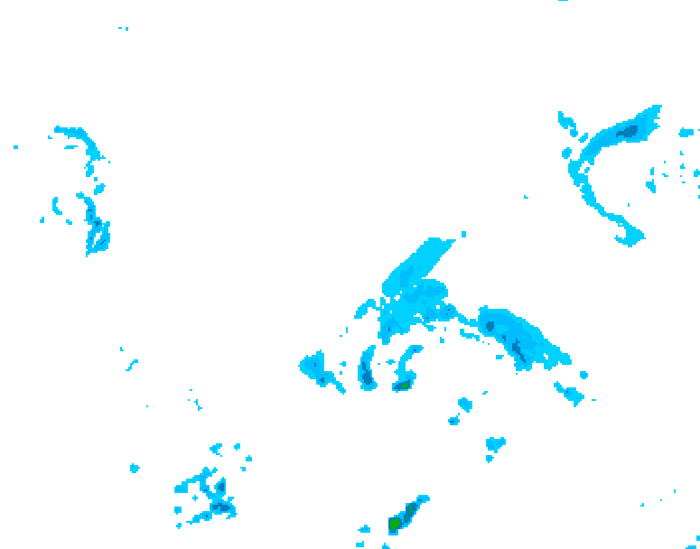 GDPS precipitation 138 hour forecast chart for Canada based on 2026/04/08 0000Z data