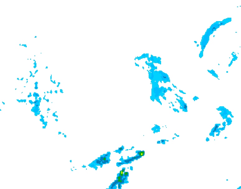 GDPS precipitation 156 hour forecast chart for Canada based on 2026/04/08 0000Z data