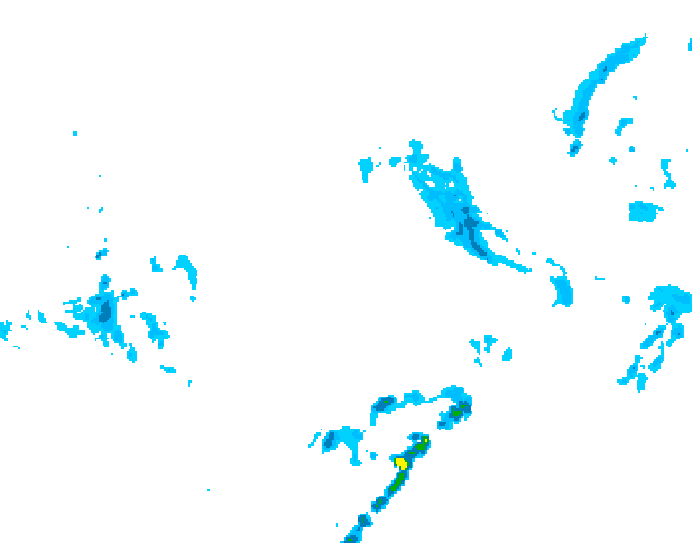 GDPS precipitation 162 hour forecast chart for Canada based on 2026/04/08 0000Z data