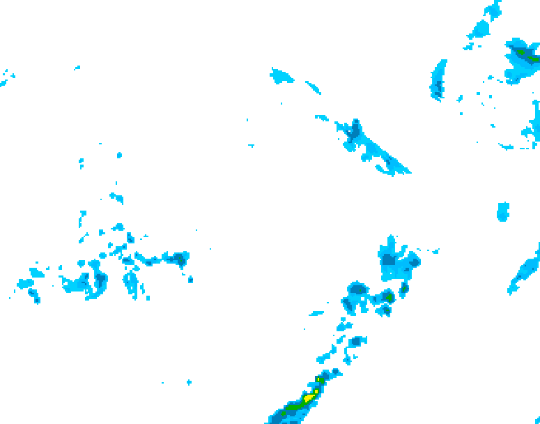 GDPS precipitation 174 hour forecast chart for Canada based on 2026/04/08 0000Z data