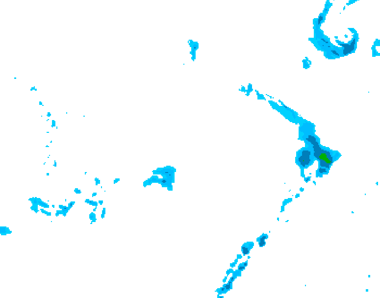 GDPS precipitation 186 hour forecast chart for Canada based on 2026/04/08 0000Z data