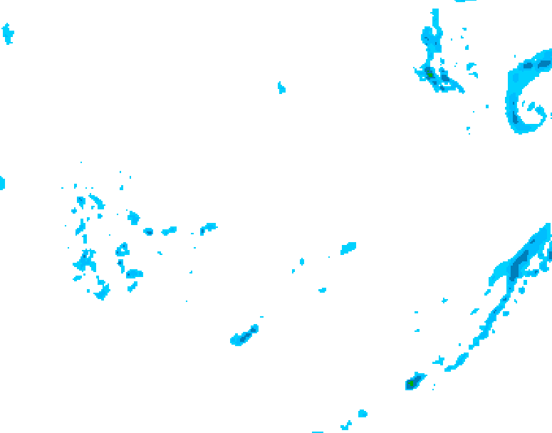 GDPS precipitation 222 hour forecast chart for Canada based on 2026/04/08 0000Z data
