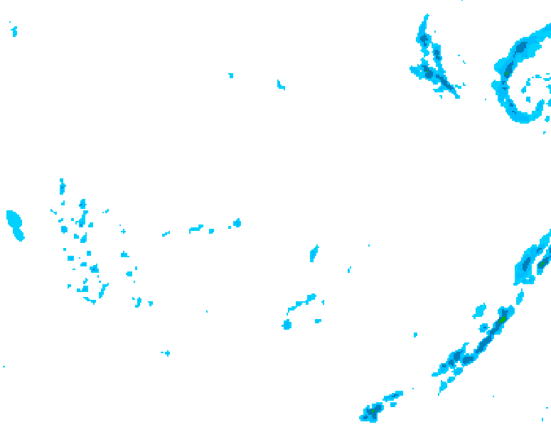 GDPS precipitation 228 hour forecast chart for Canada based on 2026/04/08 0000Z data