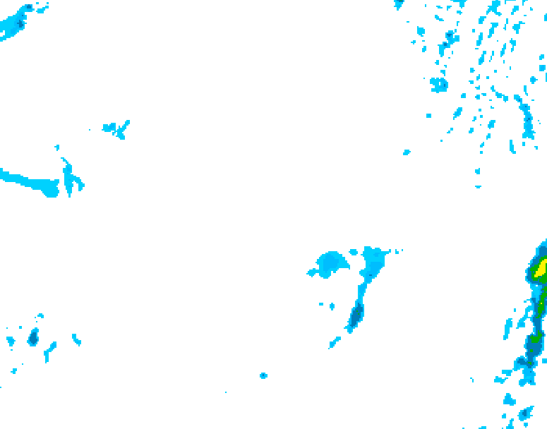 GDPS precipitation 024 hour forecast chart for Canada based on 2026/04/08 1200Z data