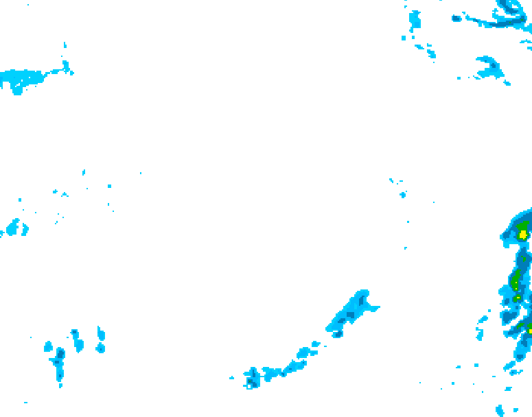 GDPS precipitation 048 hour forecast chart for Canada based on 2026/04/08 1200Z data
