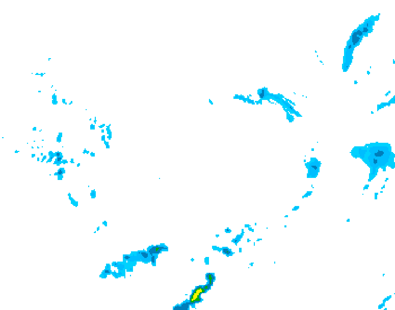 GDPS precipitation 144 hour forecast chart for Canada based on 2026/04/08 1200Z data