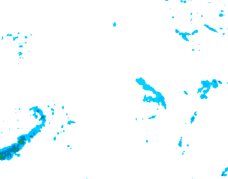 GDPS precipitation 222 hour forecast chart for Canada based on 2026/04/08 1200Z data