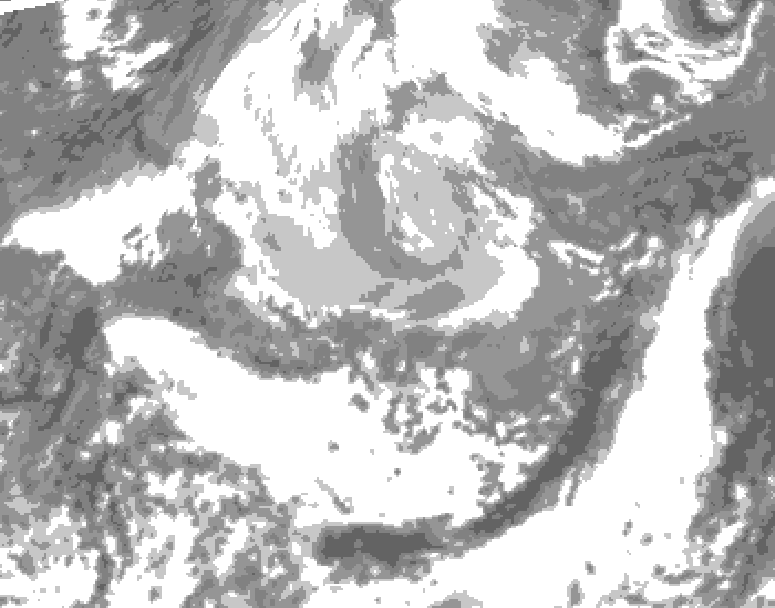 GDPS total cloud 060 hour forecast chart for Canada based on 2026/04/08 1200Z data