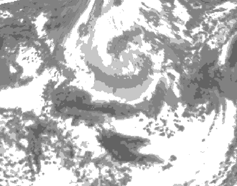 GDPS total cloud 084 hour forecast chart for Canada based on 2026/04/08 1200Z data