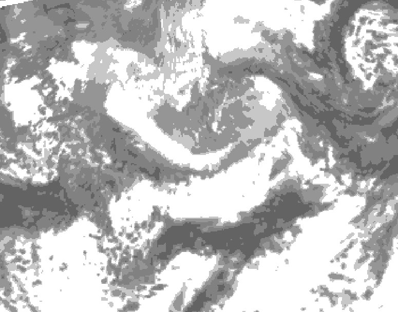 GDPS total cloud 156 hour forecast chart for Canada based on 2026/04/08 1200Z data