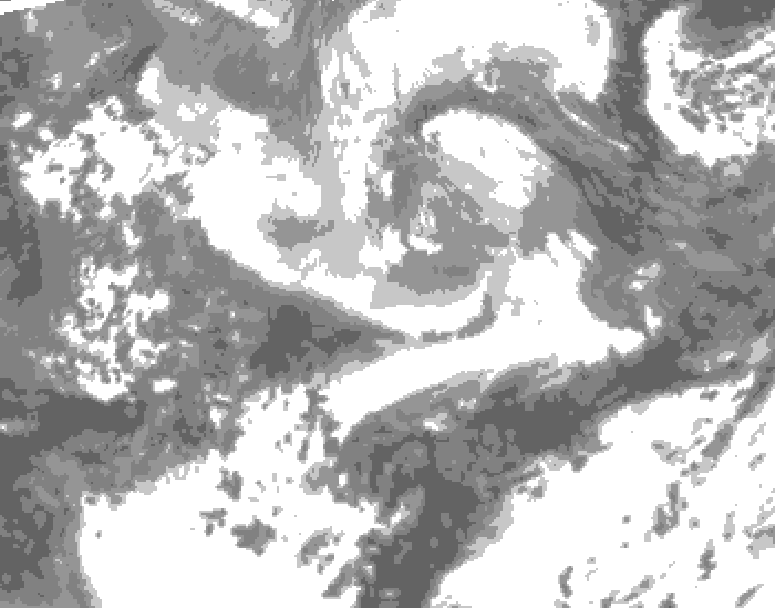 GDPS total cloud 168 hour forecast chart for Canada based on 2026/04/08 1200Z data