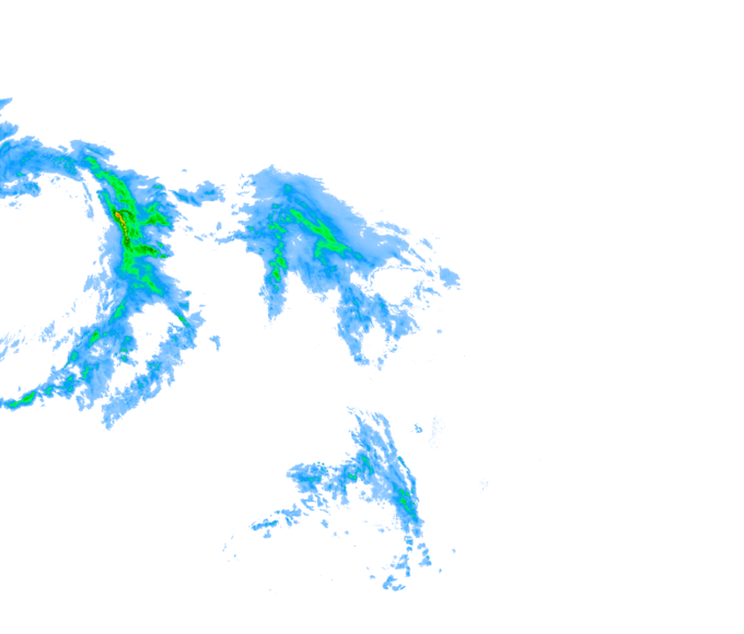 Weather radar data valid at 2026/04/08 07:36 UTC