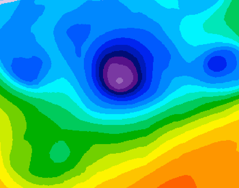 GDPS 500 millibar geopotential height 108 hour forecast chart for Canada based on 2026/04/09 0000Z data