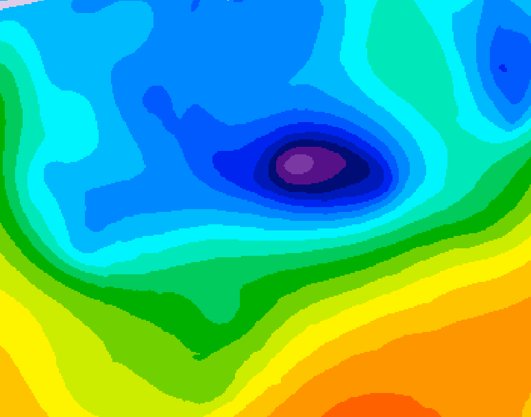 GDPS 500 millibar geopotential height 144 hour forecast chart for Canada based on 2026/04/09 0000Z data