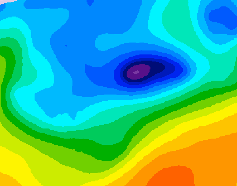 GDPS 500 millibar geopotential height 156 hour forecast chart for Canada based on 2026/04/09 0000Z data