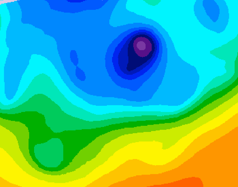 GDPS 500 millibar geopotential height 210 hour forecast chart for Canada based on 2026/04/09 0000Z data