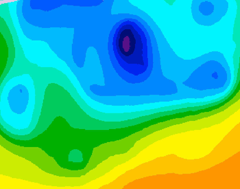GDPS 500 millibar geopotential height 228 hour forecast chart for Canada based on 2026/04/09 0000Z data