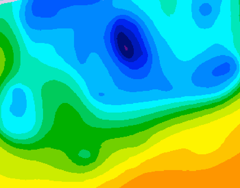 GDPS 500 millibar geopotential height 234 hour forecast chart for Canada based on 2026/04/09 0000Z data
