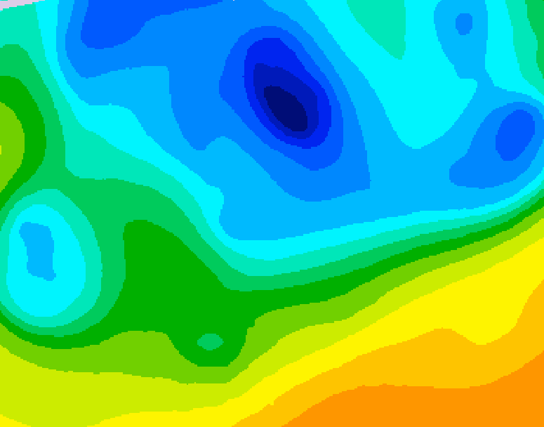 GDPS 500 millibar geopotential height 240 hour forecast chart for Canada based on 2026/04/09 0000Z data