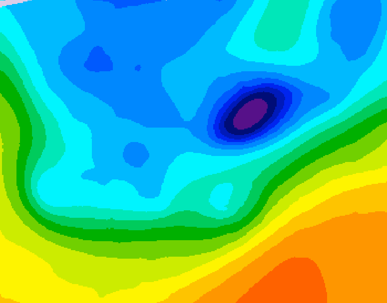 GDPS 500 millibar geopotential height 156 hour forecast chart for Canada based on 2026/04/09 1200Z data