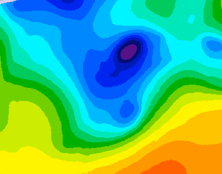GDPS 500 millibar geopotential height 228 hour forecast chart for Canada based on 2026/04/09 1200Z data