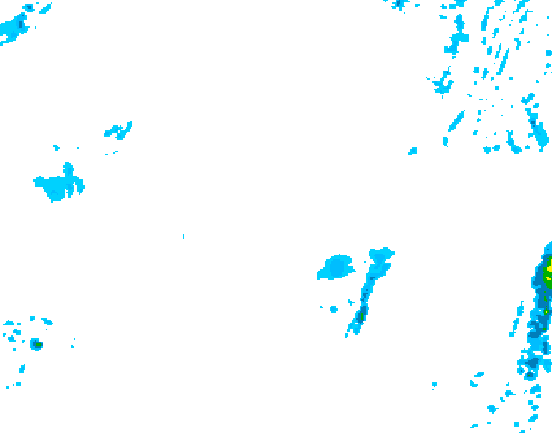 GDPS precipitation 012 hour forecast chart for Canada based on 2026/04/09 0000Z data