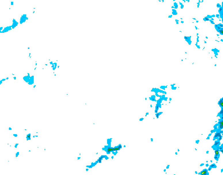 GDPS precipitation 024 hour forecast chart for Canada based on 2026/04/09 0000Z data