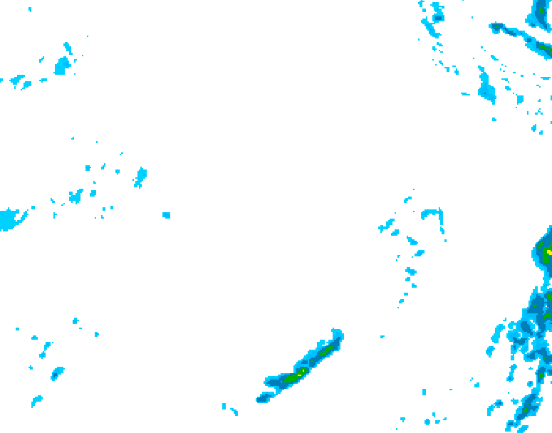 GDPS precipitation 030 hour forecast chart for Canada based on 2026/04/09 0000Z data