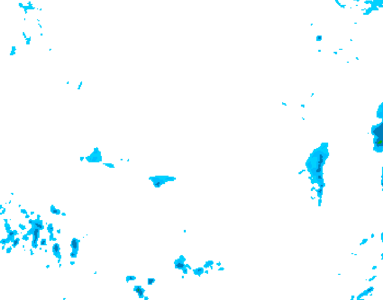 GDPS precipitation 060 hour forecast chart for Canada based on 2026/04/09 0000Z data